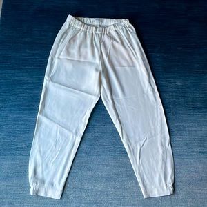 Aritiza Babaton Pull On White Ankle Pants